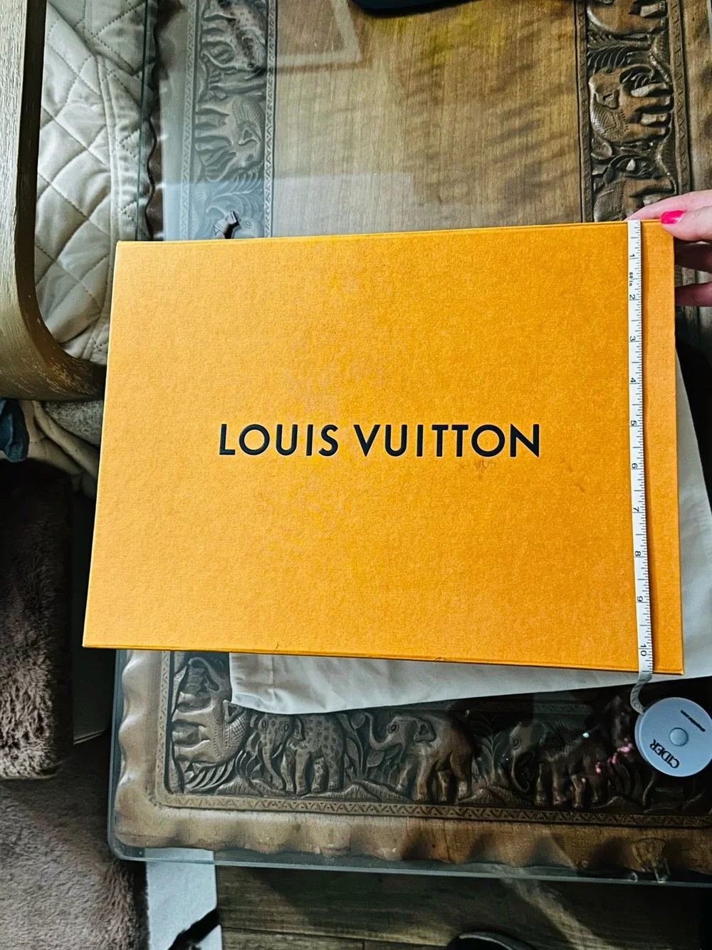 Louis Vuitton Bright Orange Presentation Box